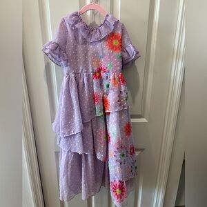 Only Little Once Encanto Isabela Ruffle Sleeve Dress- full length size 6